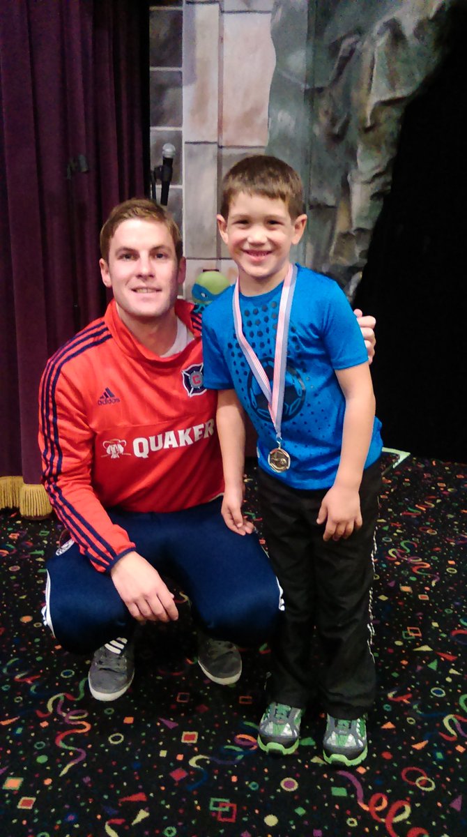 YessoccerKevin's tweet photo. Great night at Villa Park awards meeting players and promoting our exciting new partnership! #firesitc #ChicagoFire https://t.co/Y1Y5T8rTaH