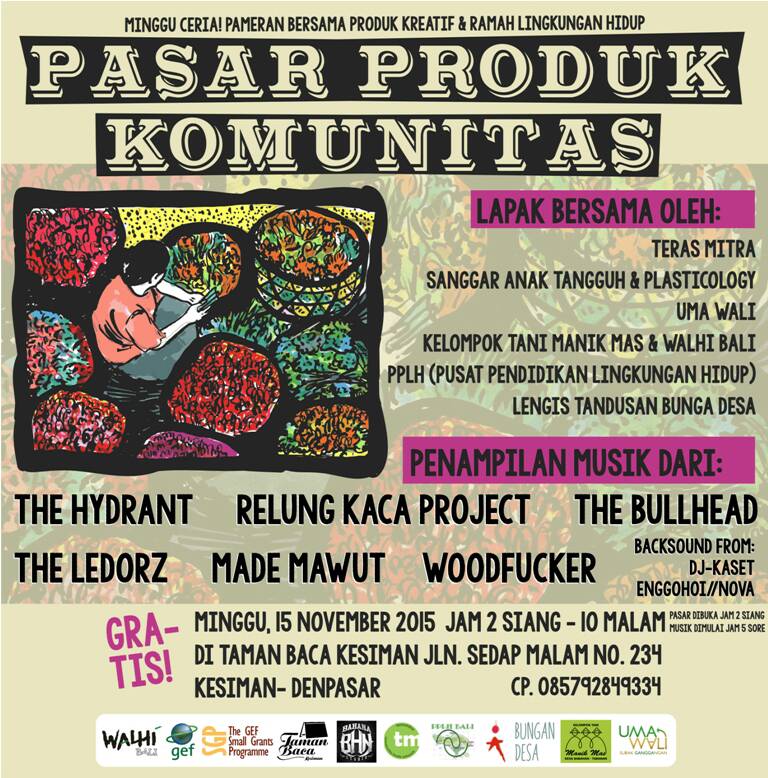 Bibit lokal disingkirkan. Pestisida didewakan. Beras dihilangkan kulit ari. Penyakit datang! Ketemu disini 15 Nov.