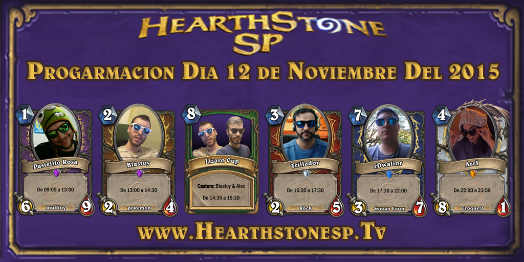 Trilladorttv's tweet photo. Ya tenemos la programación
Hoy sorteo de unas 👓 @HawkersCo Go 👓
RT y comenta con HT #HawkersHearthstonesp https://t.co/tY4E9pfvCY