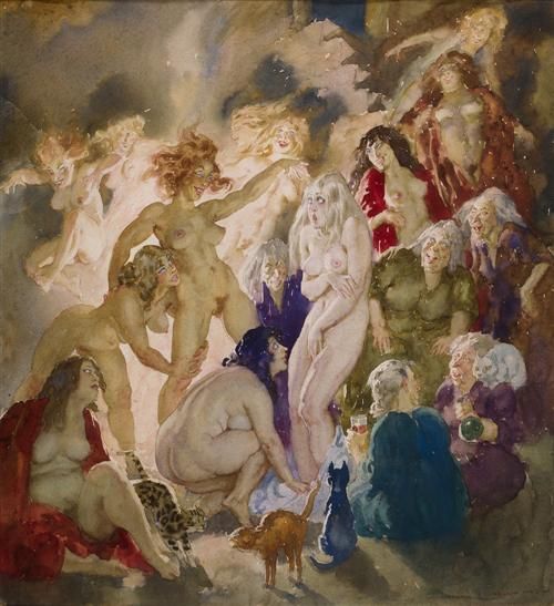 SavageComics's tweet image. Norman Lindsay