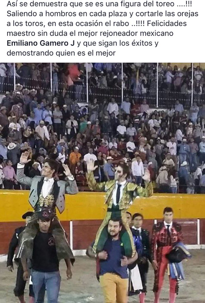 marianamorones's tweet photo. @corselman @ntrtoros @Torosenelmundo @torosenespana @TOROSECUADOR @toroestoro @castabravamx nota de @alexpai https://t.co/Fj2Vj81b4U