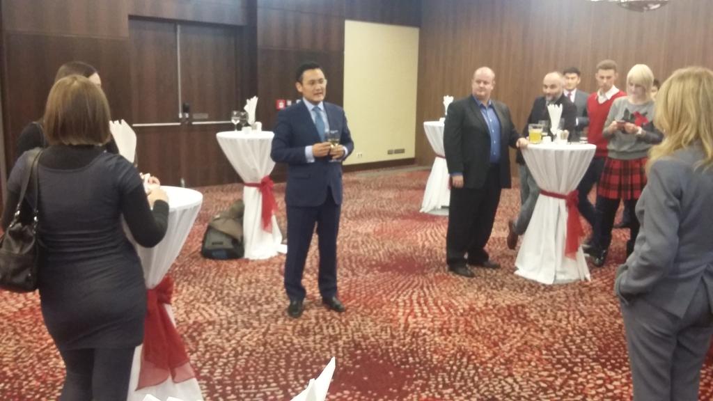 martaemersonme's tweet image. last night reception at #techconnecttech in #astana with representatives of the ministry of innovation and industry