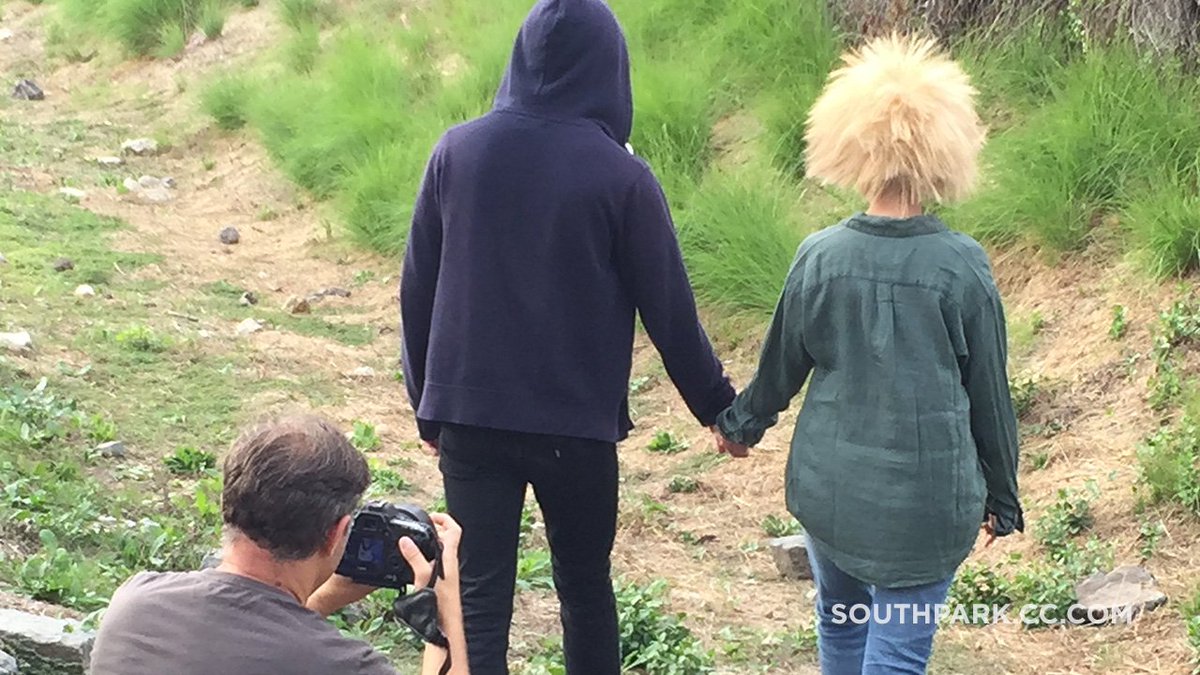 SouthPark's tweet photo. #BehindTheScenes #SouthPark The live action Tweek and Craig was shot just outside the production studio. https://t.co/fNtN1nvkjC