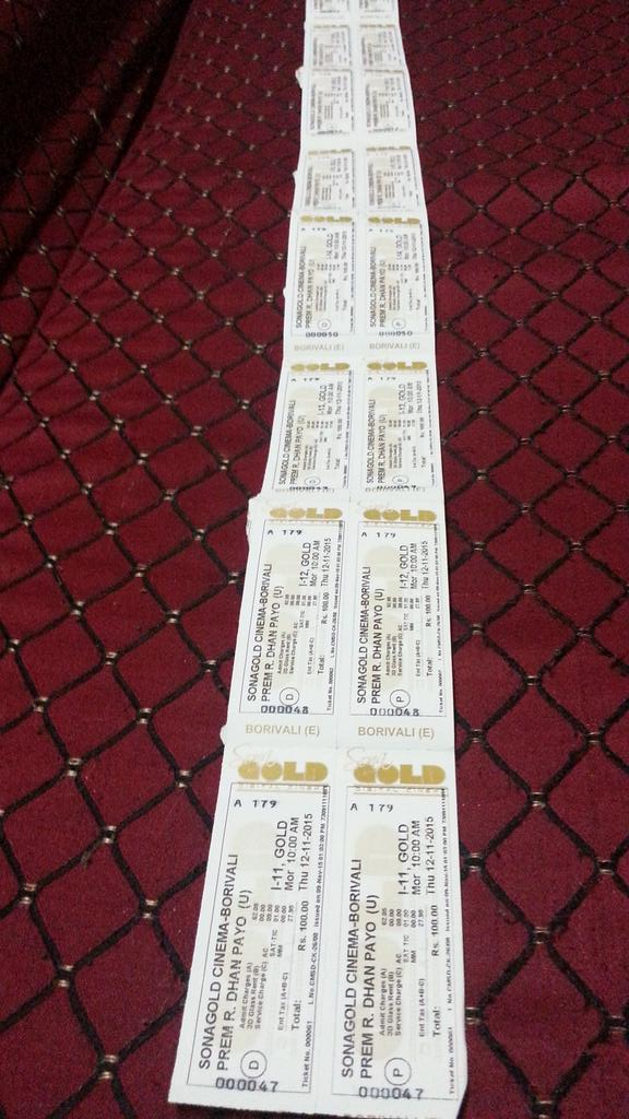 BeingA007's tweet photo. #MyPRDPTicket for first day first show @prdp @BeingSalmanKhan @sonamakapoor #SoorajBarjatya https://t.co/Sbbe40hDu8