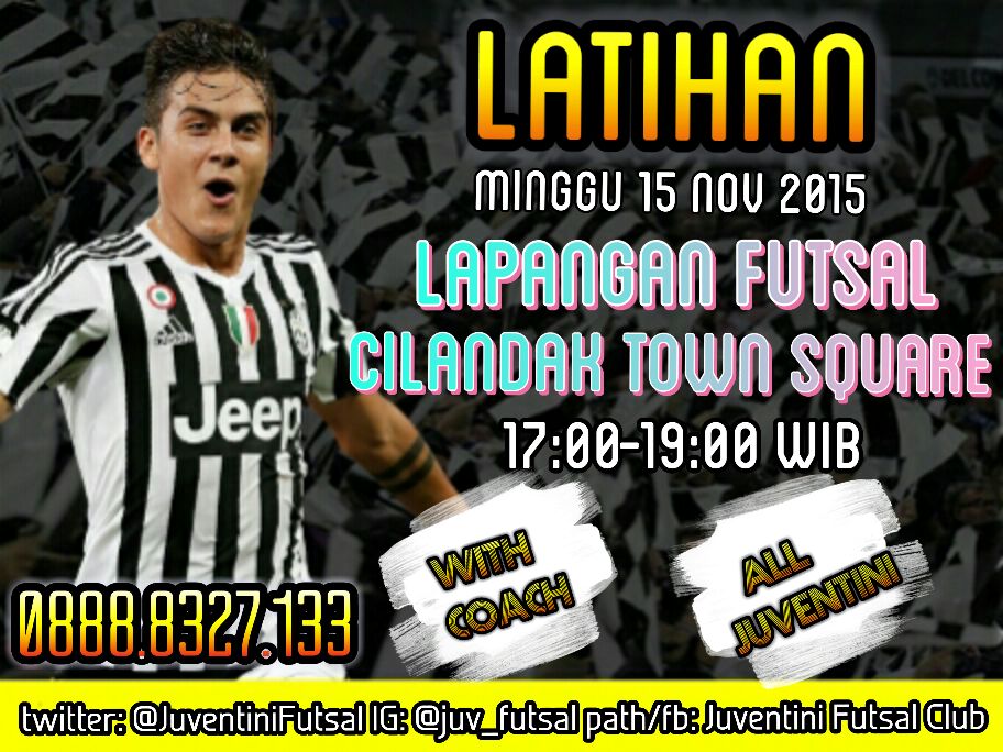 JuventiniFutsal's tweet photo. Mari gabung futsalan yuk @PogbaFamiglia @AmiciBianconeri @CN_Bianconeri @Juvenord @BianconeraDSL @JuJurJKT https://t.co/T1jgF2t6cD
