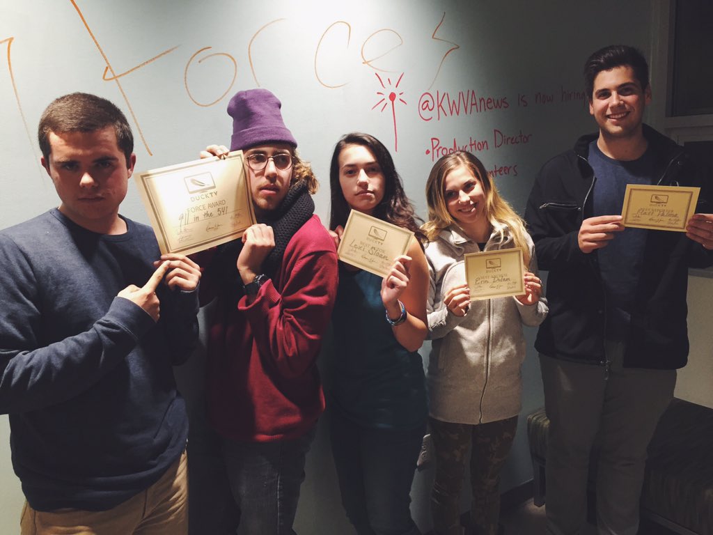 UODuckTV's tweet photo. Congrats to this week's force award winners and special shout out to 911 in da 541! #Coptastic #DuckTV 🚨🚨🚨 https://t.co/g2jnyKiDP3