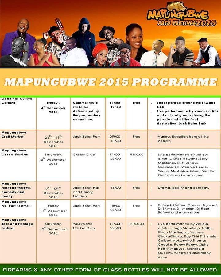 MapungubweFest's tweet photo. For accredited please email Kakaj@sac.limpopo.gov.za #Mapungubwe15 https://t.co/PZJluK0E1y