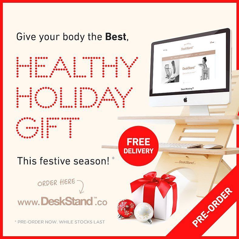 Your posture deserves the Best, Healthy Holiday Gift this festive season. Here's how: deskstand.co #Des…