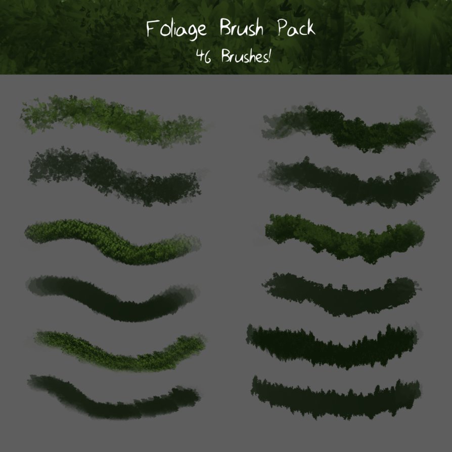 DA_resources's tweet image. Shrineheart&apos;s Foliage Pack - 46 Brushes +10 Older by Shrineheart dlvr.it/CjvCLS