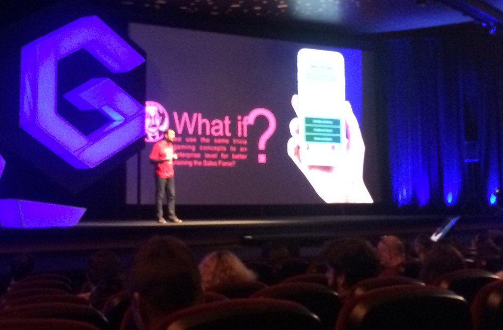 Anna_Samso's tweet photo. Learing more about #Gamification in the #GWC15 https://t.co/p3wHLhr4XD