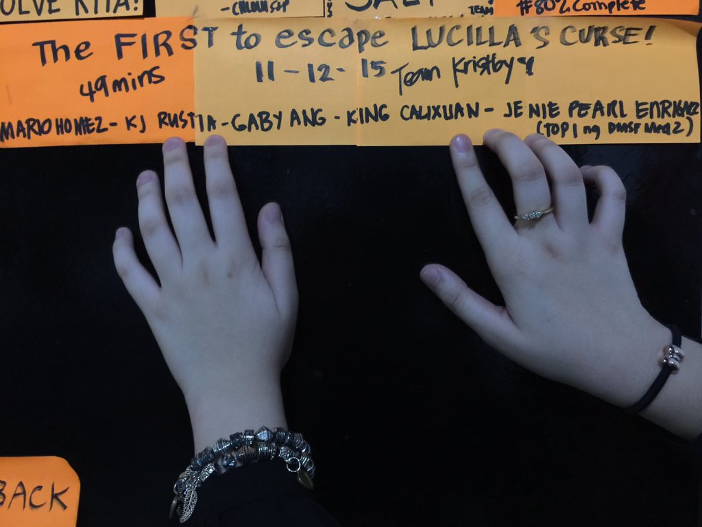 Mario_Homez's tweet photo. Guess who first solved Lucila's curse! #49mins #mysterescape 💪🏽 https://t.co/H5cEmoetH7