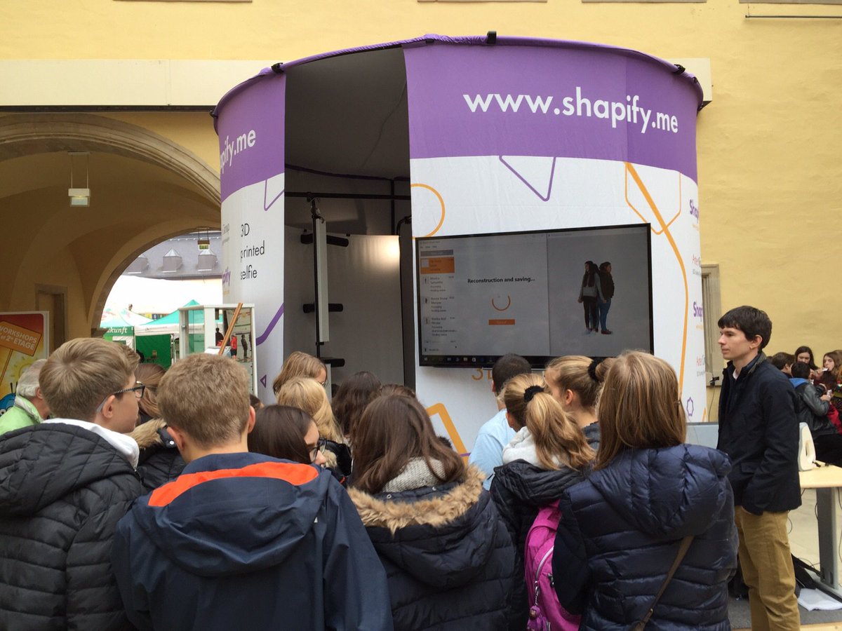 Artec3DScanners's tweet photo. Come to #luxsciencefestival to learn about 3D scanning! We're there with Shapify Booth for 3D portraits! @shapifyme https://t.co/wPVhHIjE1W