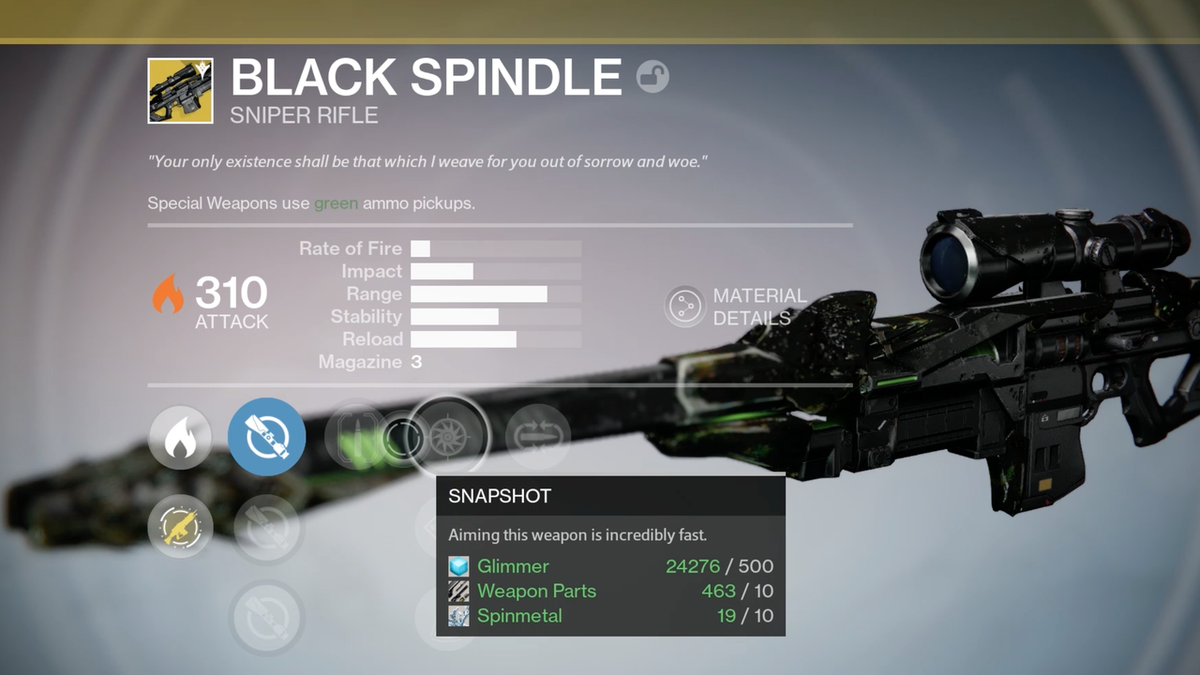 WiLLiSGaming's tweet photo. Black Spindle today boys ! If you havent done Daily for it GO NOW !!
#Destiny 
RT https://t.co/OoFlksirw8