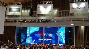 BancaforteABI's tweet photo. #appathon2015 l’app bancaria del futuro parte da qui #UniCreditPavilion #Unicredit @uni https://t.co/tQl0oax02u https://t.co/rZRuZwUgYx