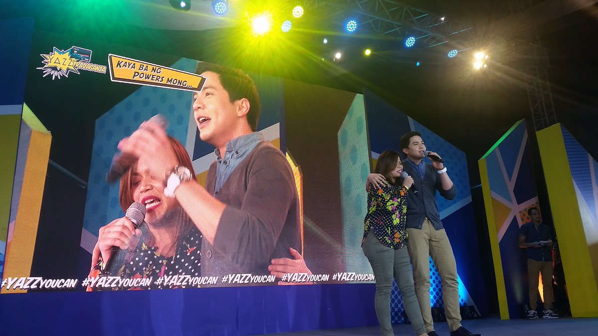 Push_Alerts's tweet photo. Kakayanin mo bang makaduet si Alden? #YAZZyoucan https://t.co/OpCQmT3RWg