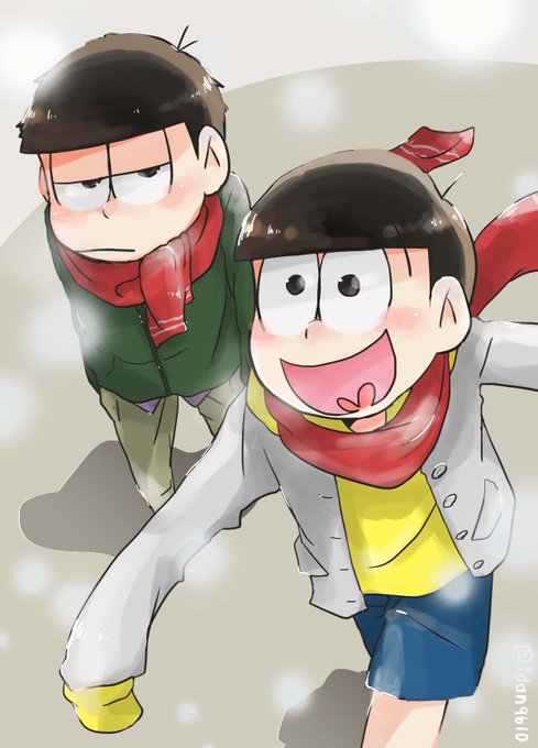 おそ松さんマフラー企画のtwitterイラスト検索結果