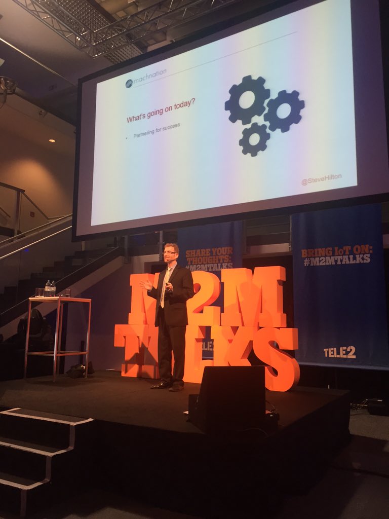tele2iot's tweet photo. @MachNationIoT @tele2m2m #m2mtalks #machnation - Steve as always owning the stage https://t.co/GqqMaEx3Zt