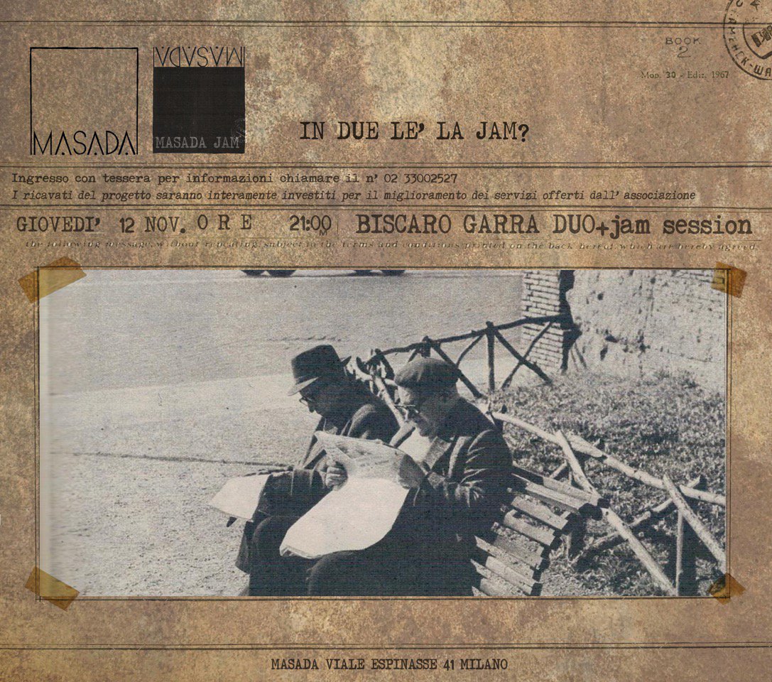 questa sera... #masada #masadamilano #milano #masadajazz #masadajam #jazz #jam #biscarogarraduo