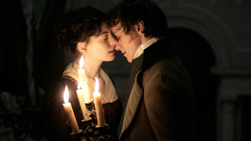 Happy birthday Anne Hathaway! Here\s Anne smooching with James McAvoy in classic BBC Films title 