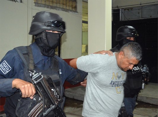 NARCOESTADOS's tweet photo. Nayarit police capture Don Lupe, alleged hitman of criminal cell Los Pelochos two days ago in Tepic. https://t.co/LIfoO5Q7ED