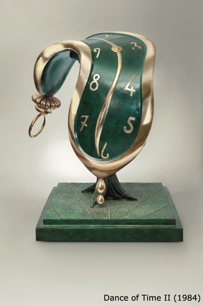 thedaliuniverse's tweet photo. Melting watches represent the omnipresence of time, and identify its mastery over human beings. #Dalí #danceoftime https://t.co/Wc3PzQRObr
