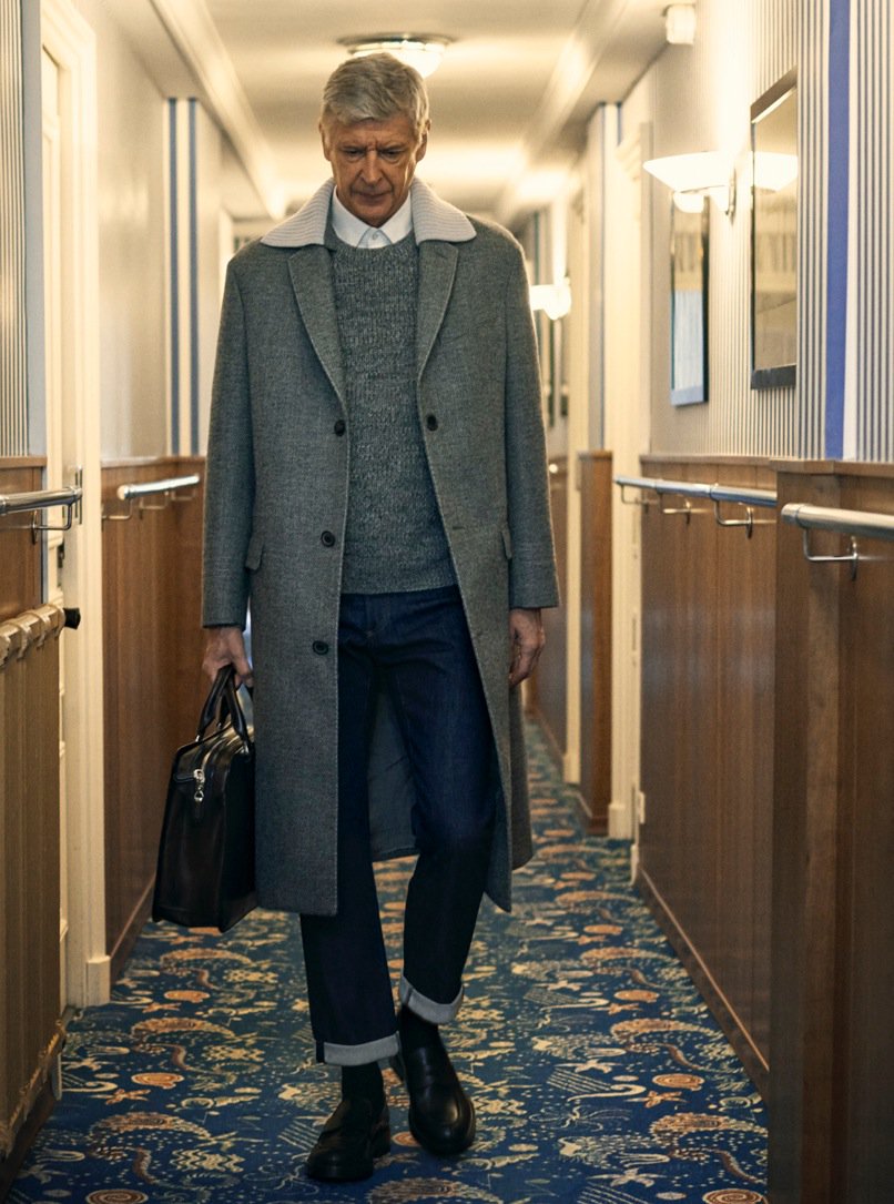 clambert_agent's tweet image. Arsène Wenger par Benni Valsson pour @sportetstyle #mode #photo #sport #arsenal