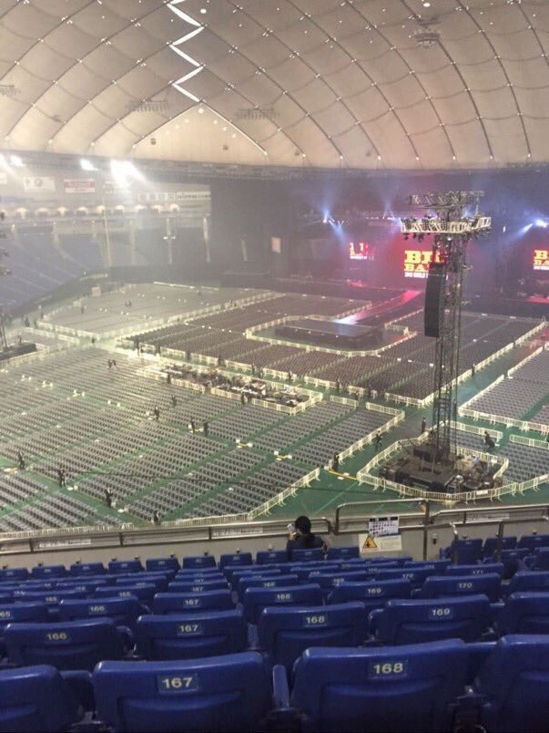 BIGBANG 東京ドーム 2/24 アリーナ1～5列以内