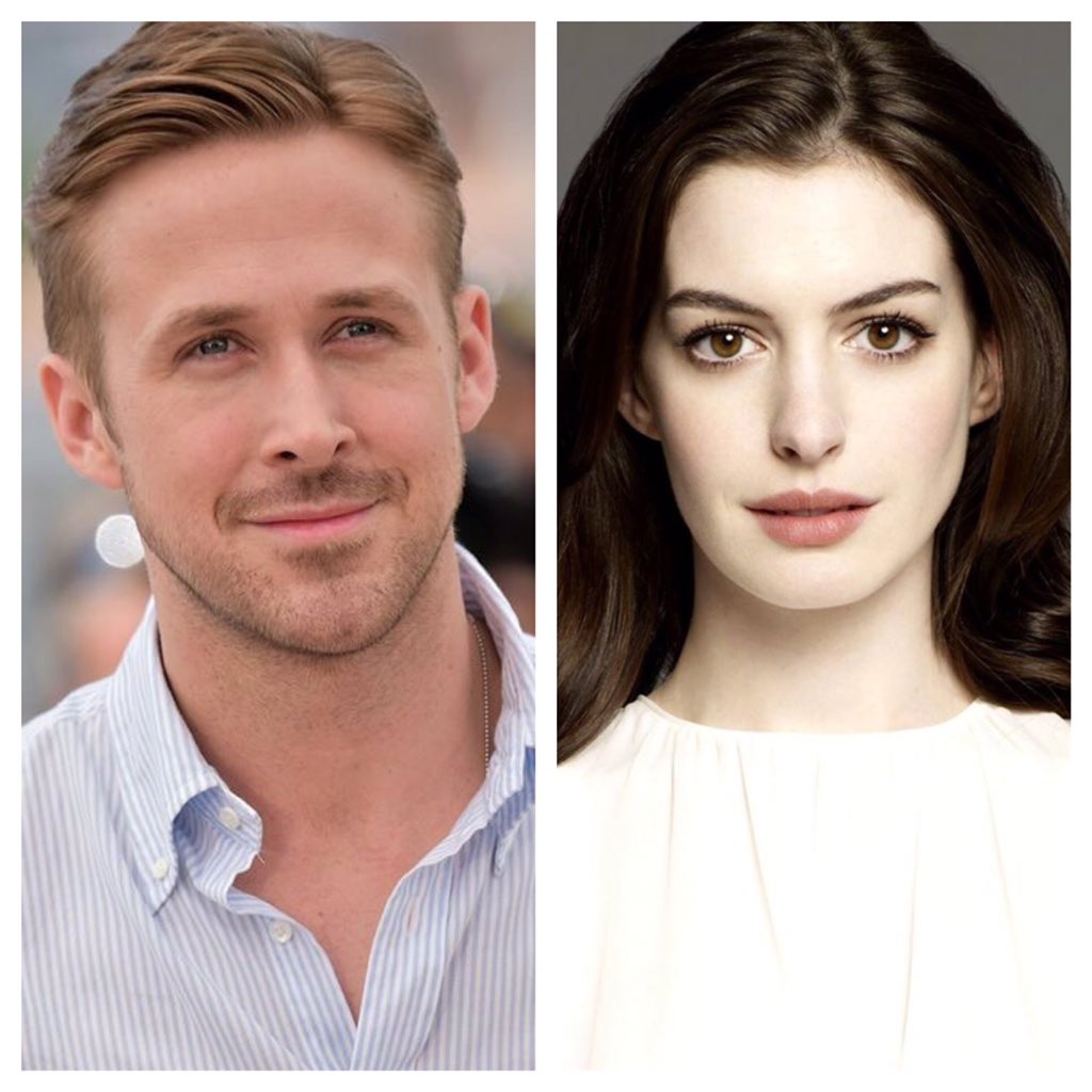 Ryan Gosling(34) and Anne Hathaway(32) share the same birthday. Happy Birthday to both 