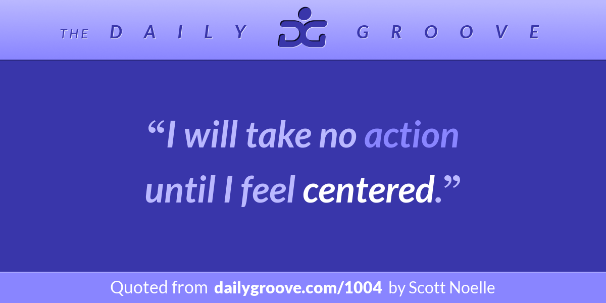 DailyGroove's tweet photo. "Be Self/Centered" - Read it at https://t.co/xRBzFDYbwl https://t.co/P1EUtBLjGf