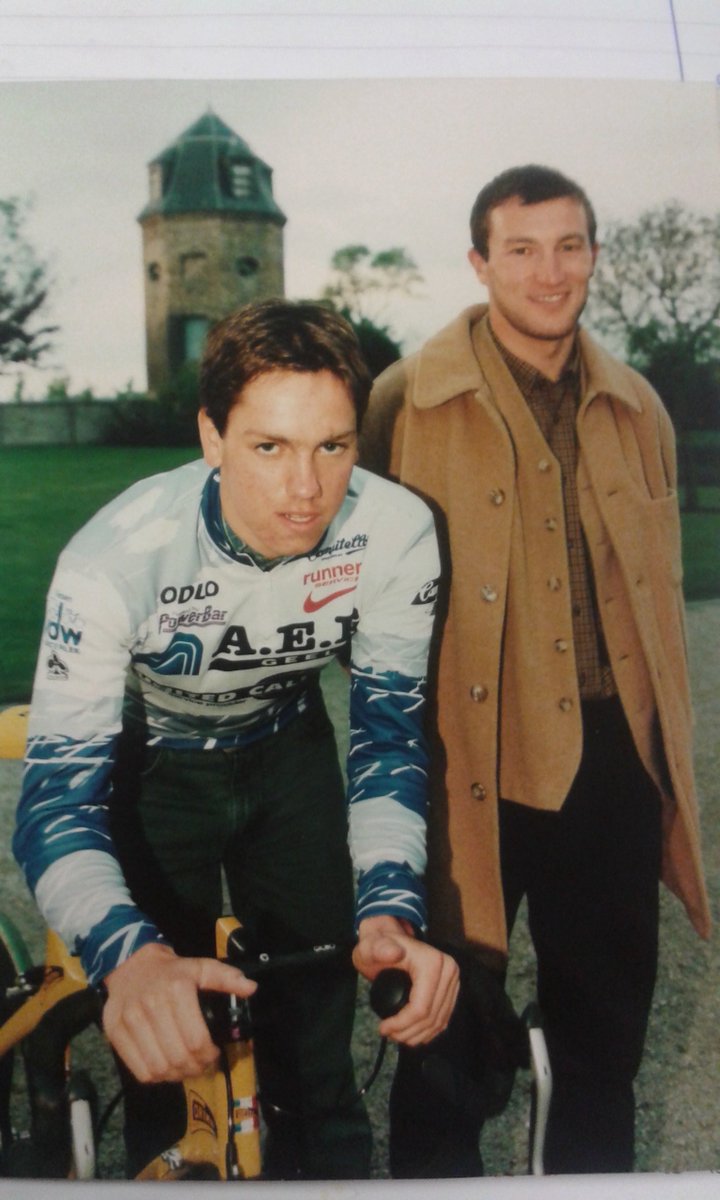 fvanlierde's tweet image. #TBT #Spring1997 #TTI 
@LucVanLierde honored everywhere for his 1st @IRONMANtri Hawaii win ... me starting triathlon