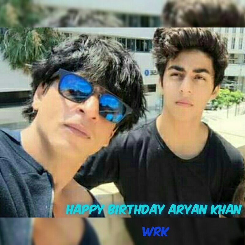 Wishing Aryan khan a very Happy birthday to you may Allah give you all happiness in life stay blessed.     