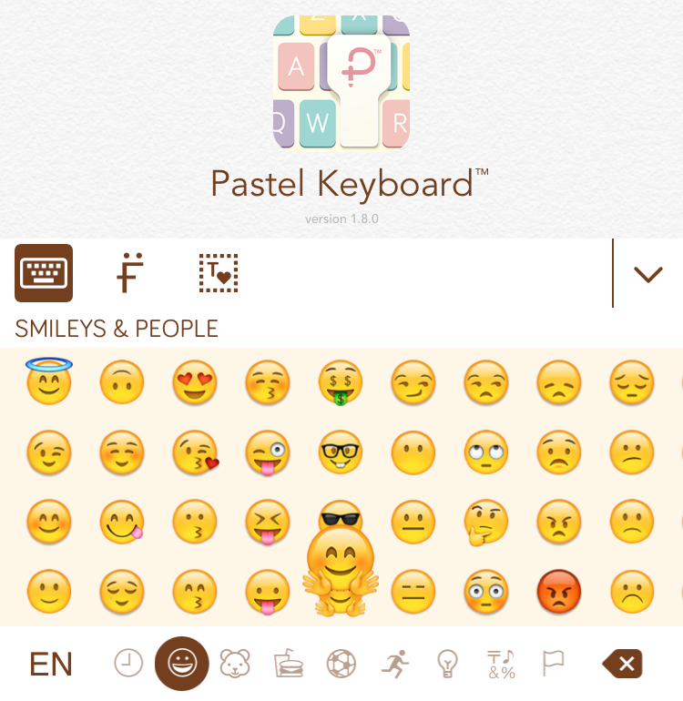 iAppCreation's tweet photo. Pastel Keyboard 1.8.0 มาแล้ว อัพเดท emoji ใหม่ สำหรับ iOS 9.1 และอื่นๆ อ่านเพิ่ม -> https://t.co/qwn6FUzpVN https://t.co/wdaUDbL5TR