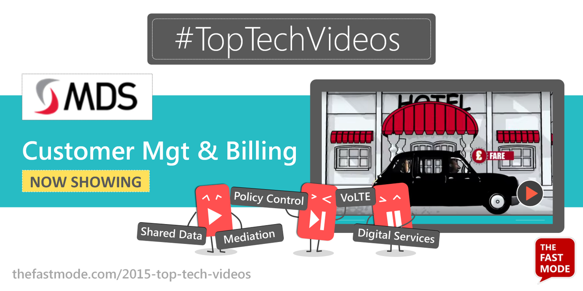TheFastMode's tweet photo. Revisit of Last Week’s #TopTechVideos @MDSglobal #CustomerMgtandBilling. Watch it https://t.co/2jta5u8Xgw https://t.co/gKniOm644V