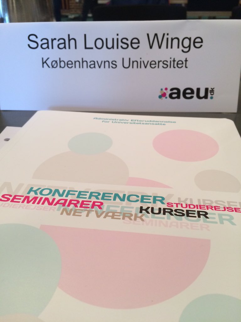 SarahWinge's tweet photo. Ready to begin #ink15dk #scienceku #konference https://t.co/uFQUErkEed