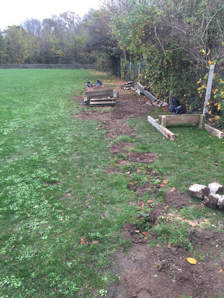 GladePaws's tweet photo. The woodland path on the @GladePrimary field end of day 2 https://t.co/jS7FIzAtHF