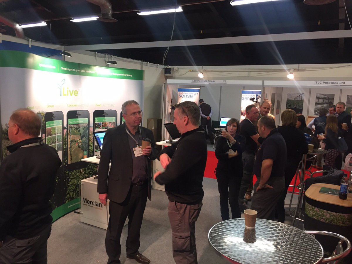 fifteen_group's tweet photo. Great first day at #BP2015 with #LiveTrace and @AHDB_Potatoes at @HIC_Talk @moreHarrogate #BP15 #BritishPotato https://t.co/zZ29F7DLbd