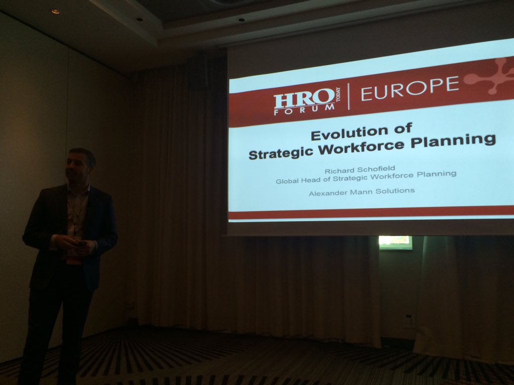 WeAreAMS's tweet photo. Let's talk #people #planning w/ Richard Schofield @HROToday #HROTEU https://t.co/KIRwaXJkl7