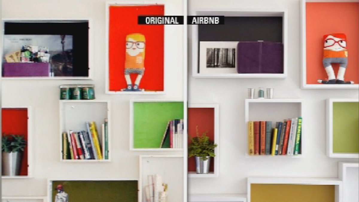 BFMTV's tweet photo. VIDEO - Paris: une décoratrice accuse Airbnb d'avoir "copié" son loft https://t.co/SRZ370P9yM https://t.co/YsjLB2kBI4