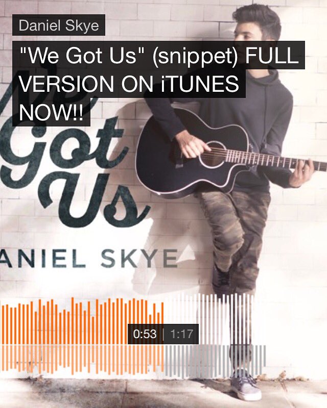 Salmasalsbilla's tweet photo. #WeGotUsToNumber1 OMG this song is awesome....!!!ππ and,,I love this song soooooo much...πππ @iamdanielskye https://t.co/u3qH3YID8t