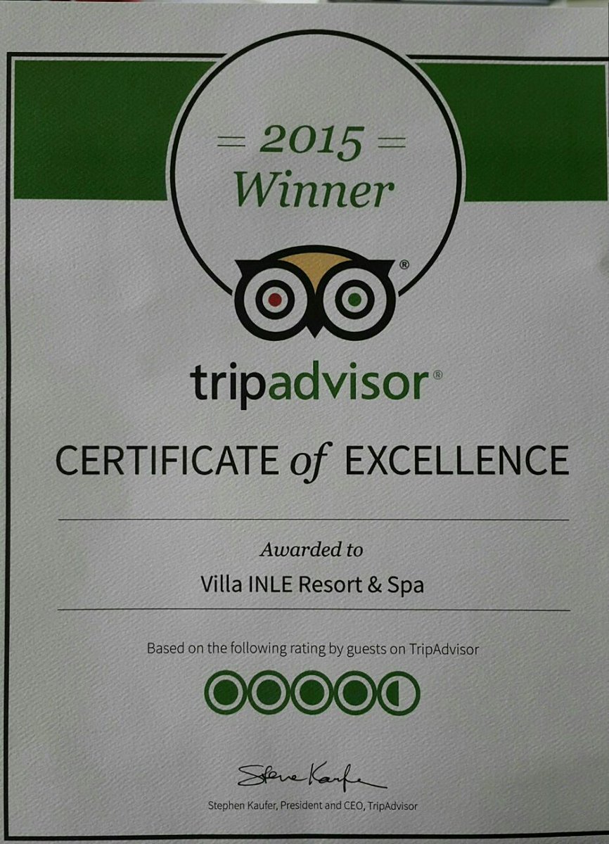 Villa_Inle's tweet photo. Villa Inle wins Tripadvisor award in 2015. https://t.co/LUpNNi0Mdn