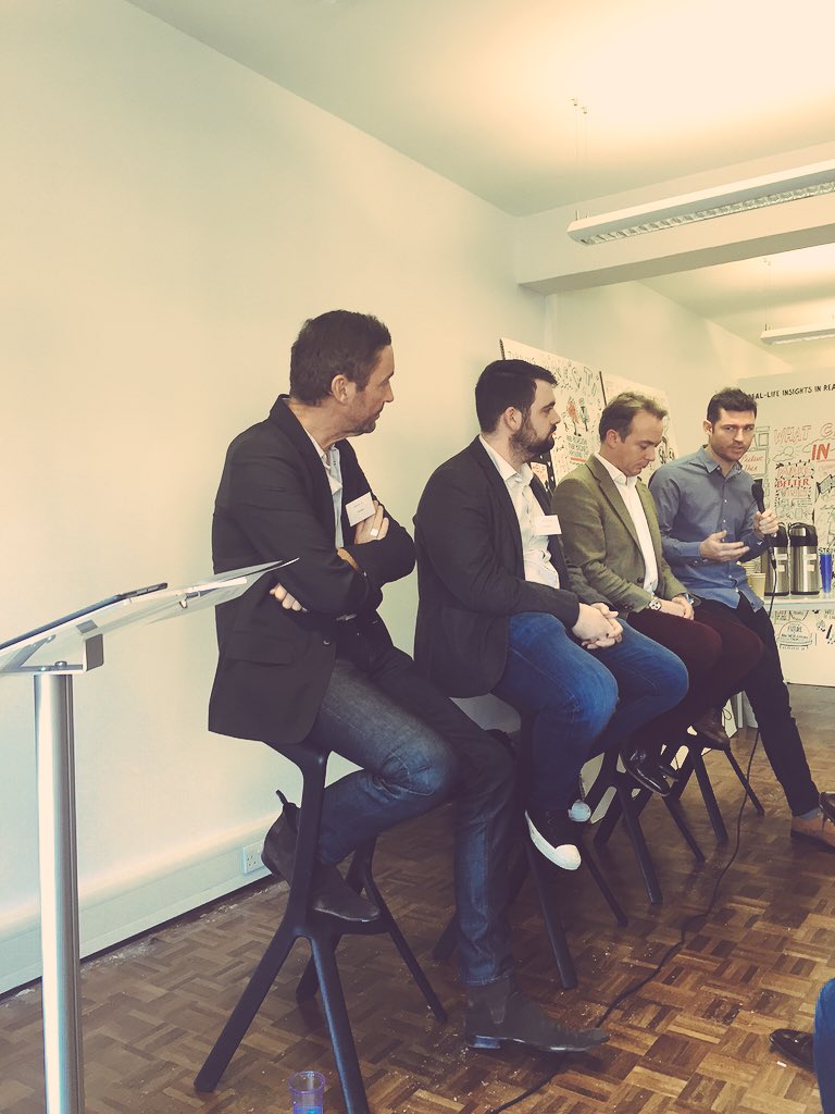 WeAreRoast's tweet photo. #SearchBreakfast kicked off... @garethowen1 debating the prediction vs demand based model @TheDrum https://t.co/uub3x7iD6H
