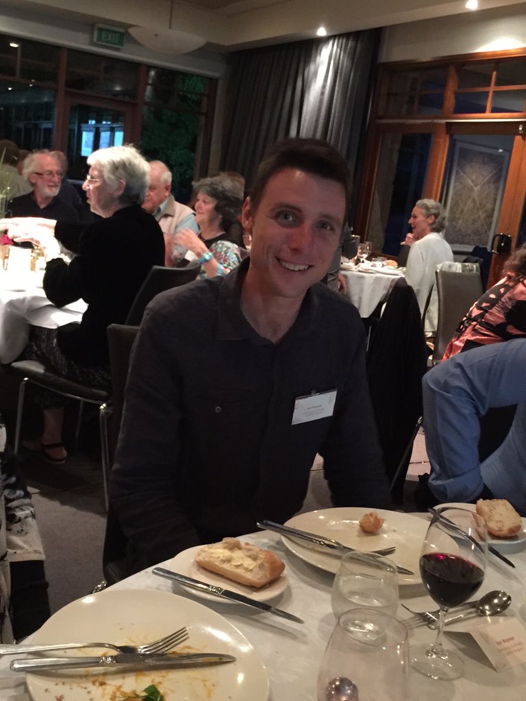 ACTlandwater's tweet photo. @AusLandcare Ian Rayner from @GreeningAust our 'Young #Landcare Leader' #ACTLandcare https://t.co/dMA3aAghna