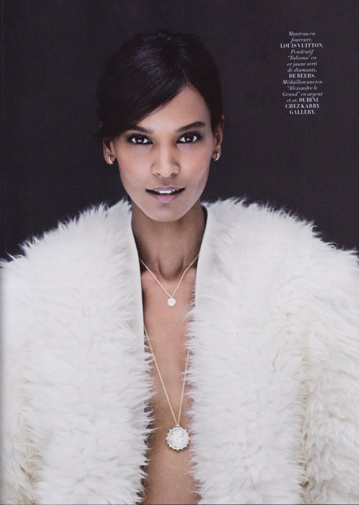 bdubini's tweet photo. Liya Kebede @liyakebede wearing Alexander the Great Pendant on L'Officiel de la Mode @lofficielparis https://t.co/yVUVFfPNAG