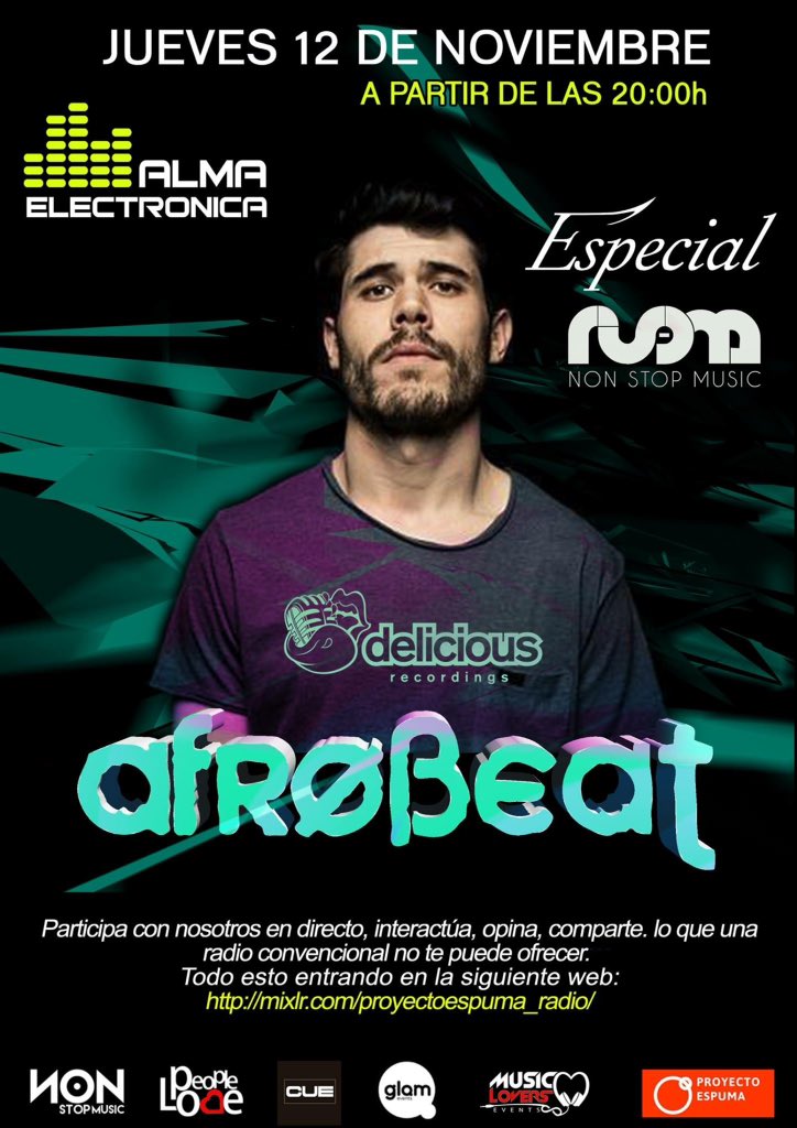 <a href="/Afrobeat_/">Afrobeat</a>  <a href="/proyectoespuma/">Proyecto Espuma</a> <a href="/GraneroClub/">Granero Club</a> <a href="/isabelaclerc/">isabela clerc</a> @IsabelaClerc_dj <a href="/Juanma_Olalla/">Juanma Olalla</a>