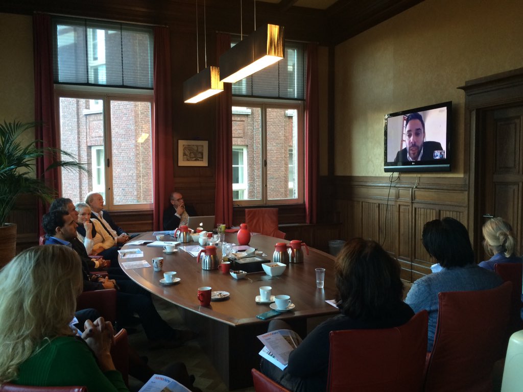 <a href="/vahidjm/">Vahid Monadjem</a> of our portfolio company <a href="/Nomanini/">Nomanini</a> presenting the business to a group of (potential) investors #impinv