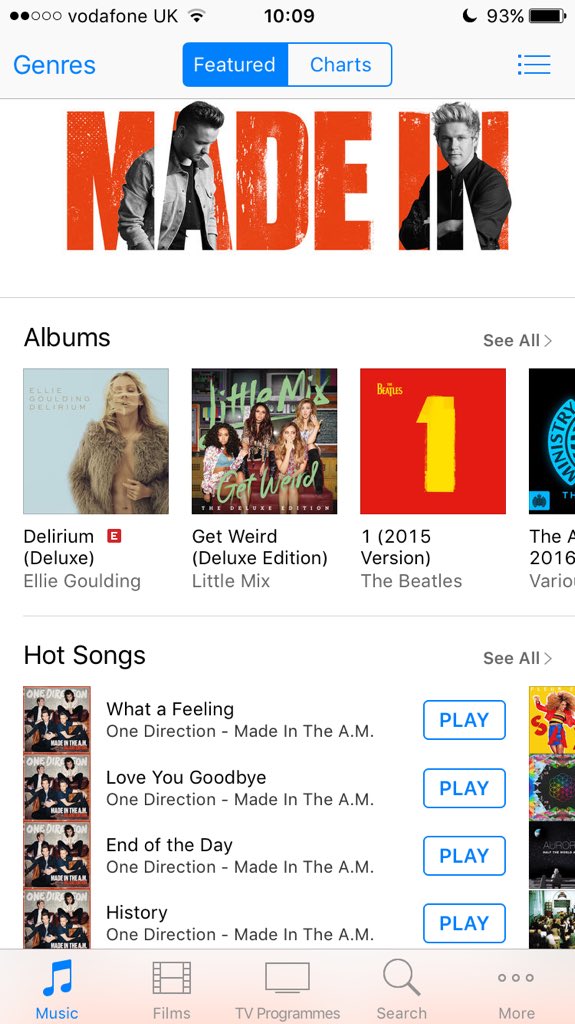 Larry_Updates28's tweet photo. At least we know we have @iTunes on our side !!! #1DayUntilMITAM https://t.co/WOyZ0VfQiK
