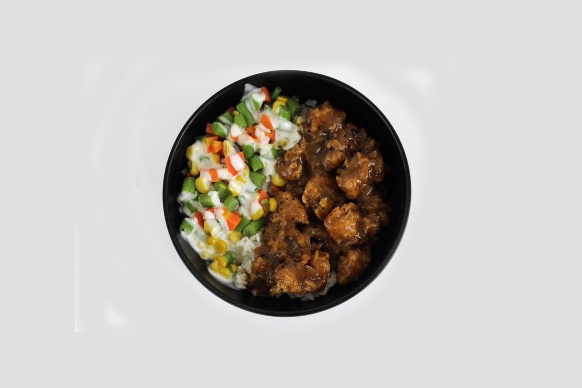 rice bowl chicken dgn blackpepper ini buat lidah brgoyang, perut kenyang, kantong senang. #lapanganlodaya #buahbatu
