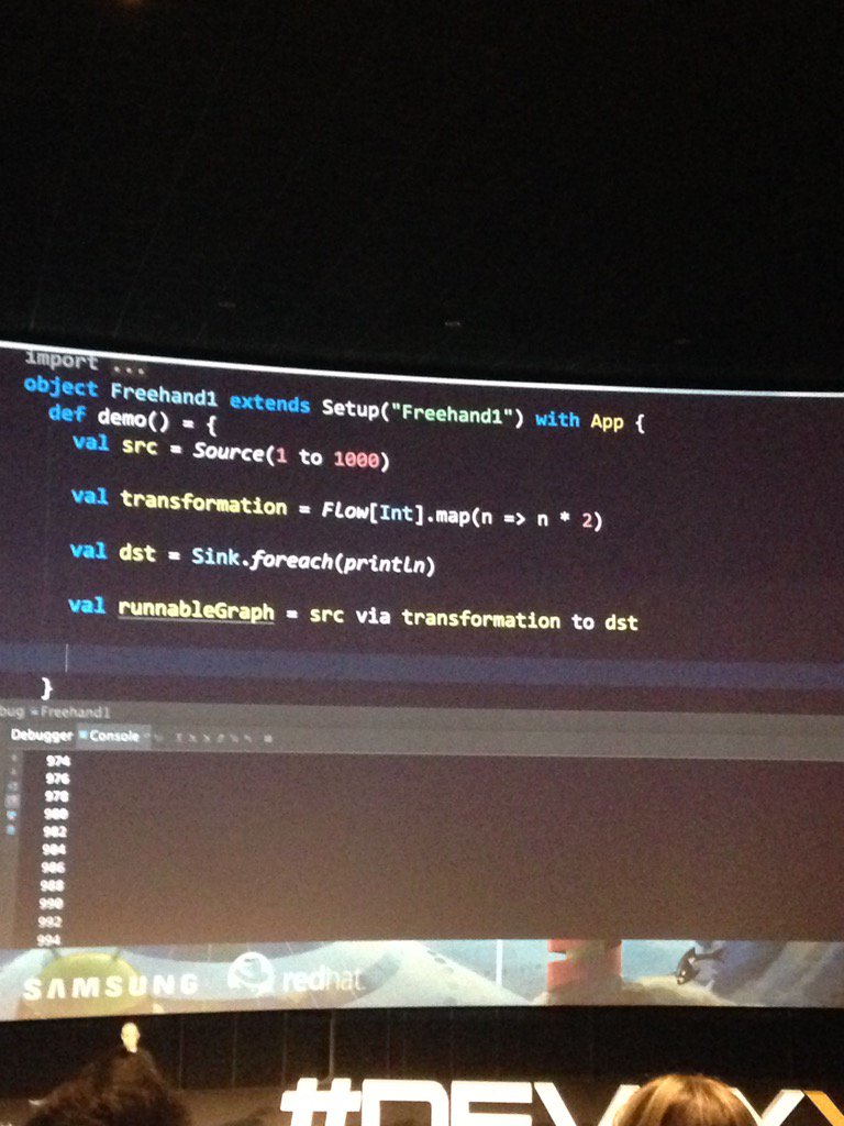 GuyRenard's tweet image. #intellij #presentationmode #rocks #akkastreams #Devoxx