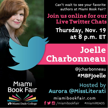 ClarionBooks's tweet photo. Save the date! #YA author @jcharbonneau will be doing a live @twitter chat next Thursday at 8pm ET! #MBFJoelle https://t.co/1EmAJSqFax