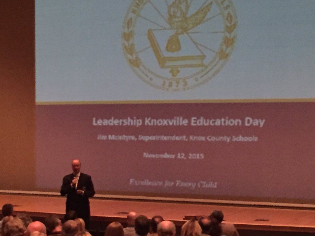 @AustinEastHS is happy to welcome @knoxschoolsupt & @LeadKnox to the BEST High School in Knoxville!